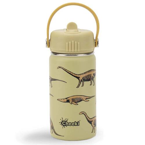 Cheeki Insulated Kids Water Bottle Dinosaur - 400ml | L'Organic Australia