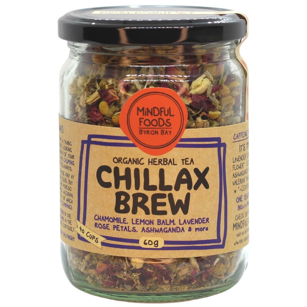 Mindful Foods Chillax Brew - Organic Herbal Tea