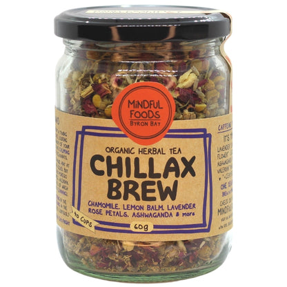 Mindful Foods Chillax Brew - Organic Herbal Tea