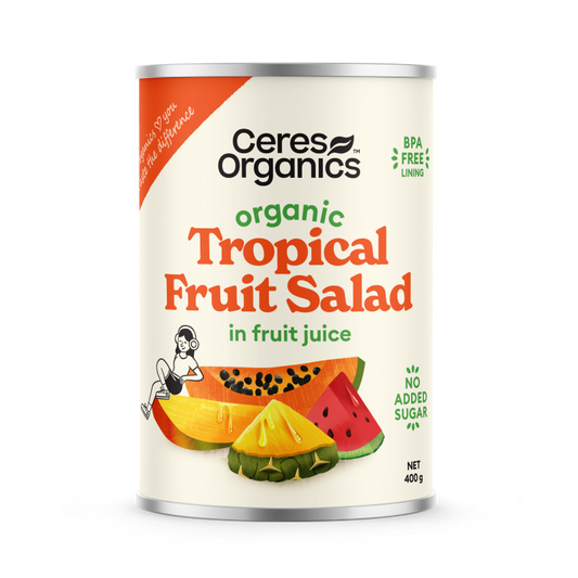 Ceres Organics Tropical Fruit Salad in Fruit Juice - 400g