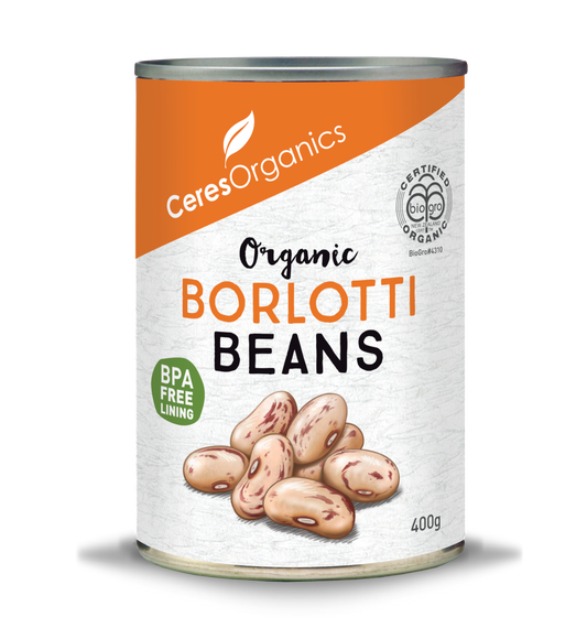 Ceres Organics Borlotti Beans - 400g
