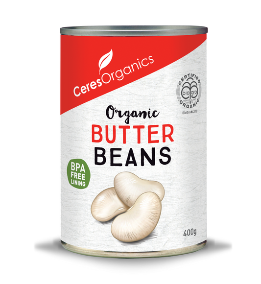 Ceres Organics Butter Beans - 400g