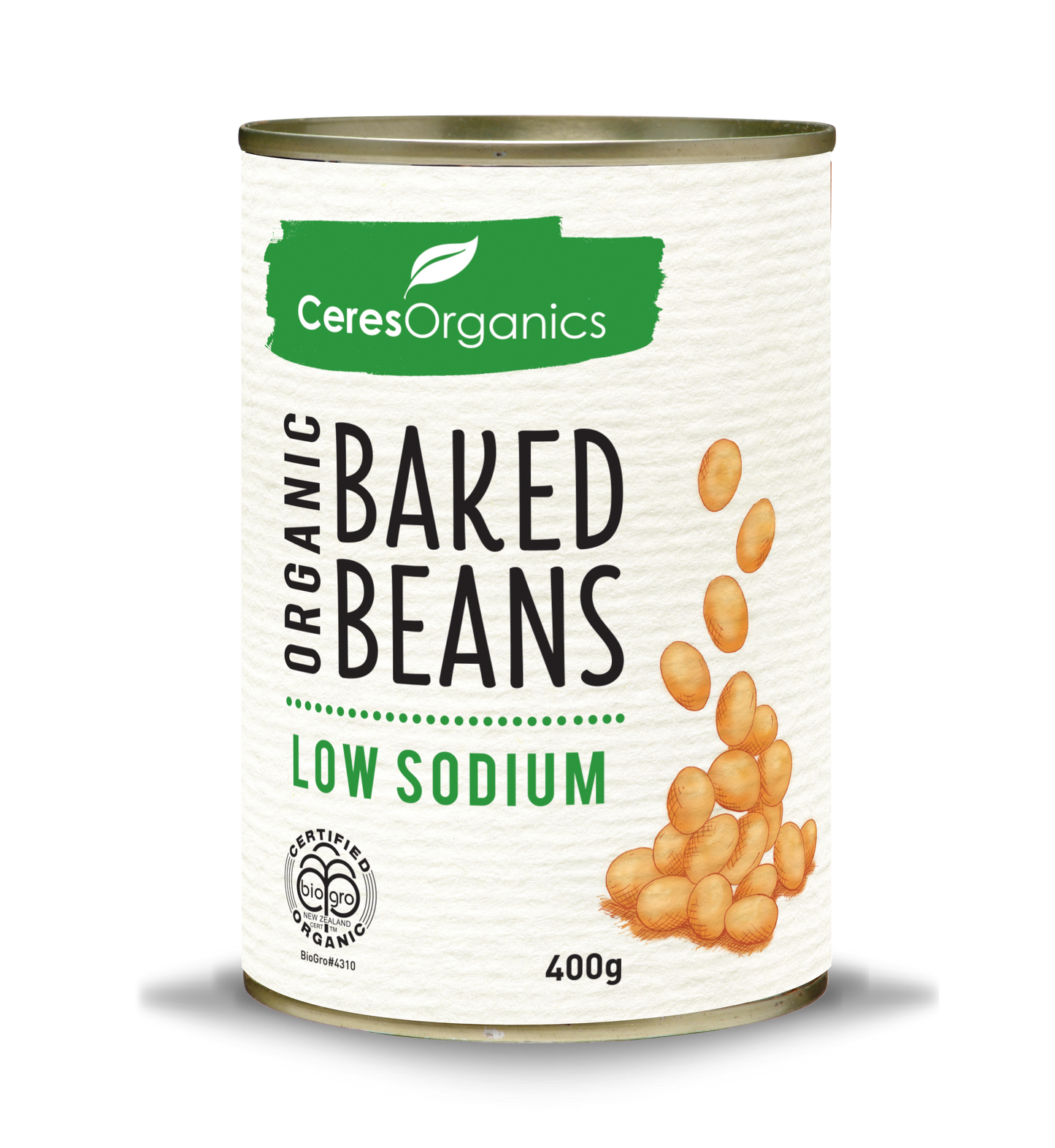 Ceres Organics Baked Beans, Low Sodium - 400g