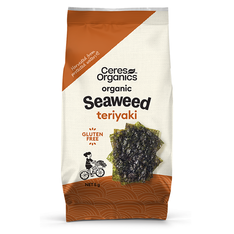 Ceres Organics Seaweed Snack Teriyaki - 5g - L'Organic