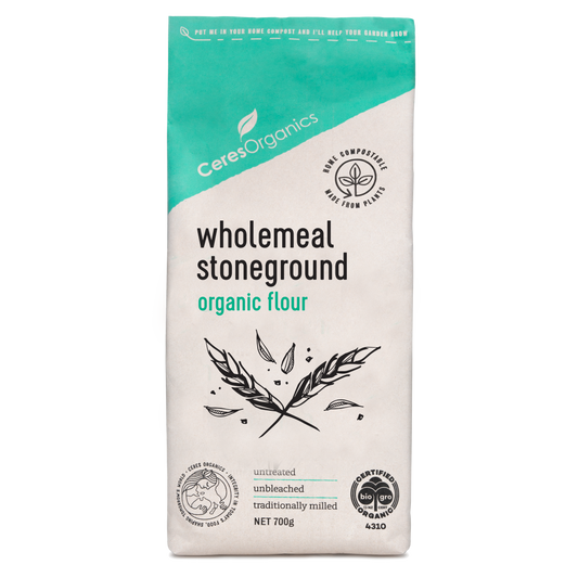 Ceres Organics Wholemeal Stoneground Flour - 800g