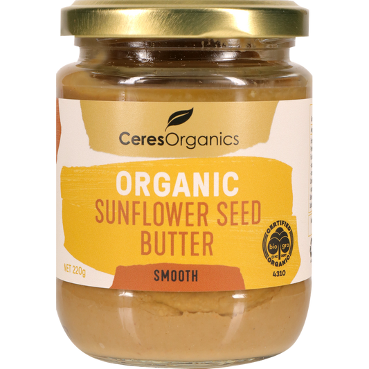 Ceres Organics Sunflower Seed Butter Smooth - 220g - L'Organic