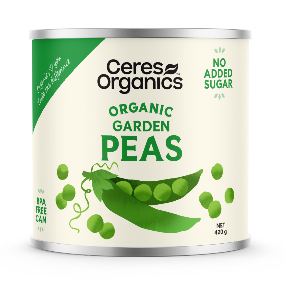 Ceres Organics Garden Peas - 420g