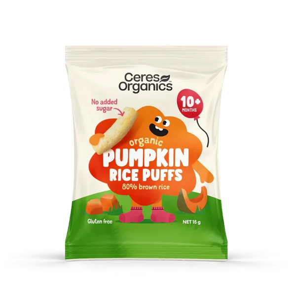 Ceres Organics Baby Rice Puffs Pumpkin - 15g - L'Organic
