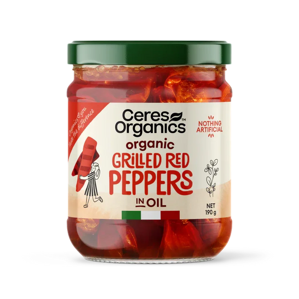 Ceres Organics Grilled Red Peppers in oil - 190g - L'Organic