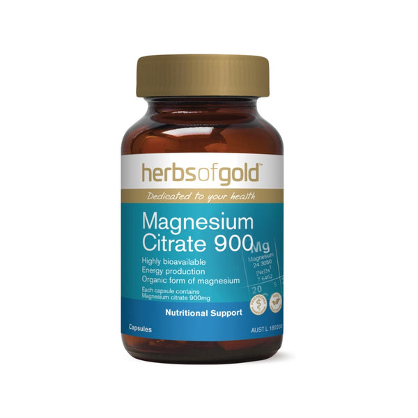 Herbs of Gold Magnesium Citrate 900 - L'Organic
