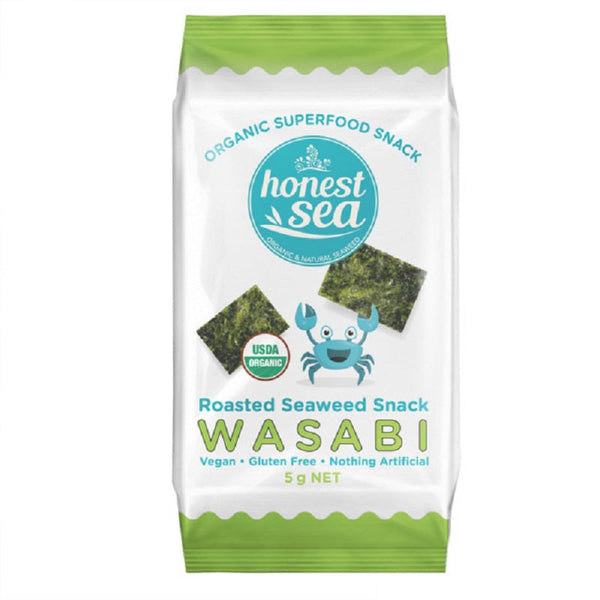 Honest Sea Seaweed Snack Wasabi 5g - L'Organic