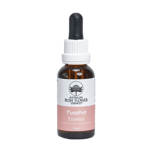 Australian Bush Flower Essences Essence Drops - Fuss Pot - 30ml