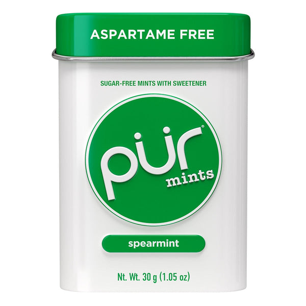 Pur Gum Spearmint Mints 30g tin - L'Organic