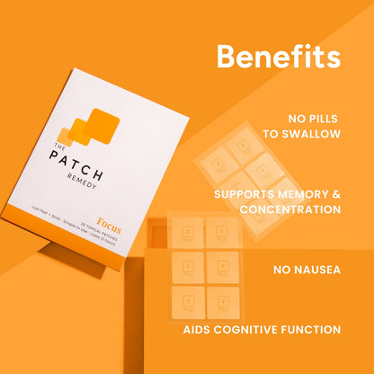 The Patch Remedy Wellness Patches - Focus - 30 Patches