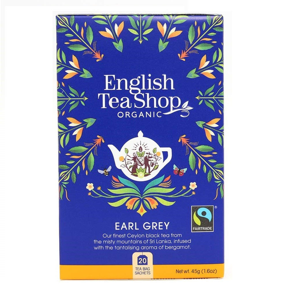 English Tea Shop 20 Organic Earl Grey Teabags - L'Organic