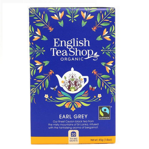 English Tea Shop 20 Organic Earl Grey Teabags - L'Organic