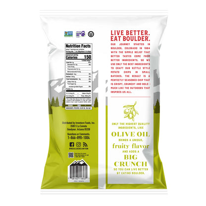 Boulder Canyon Olive Oil Classic Sea Salt Kettle Potato Chips - 142g