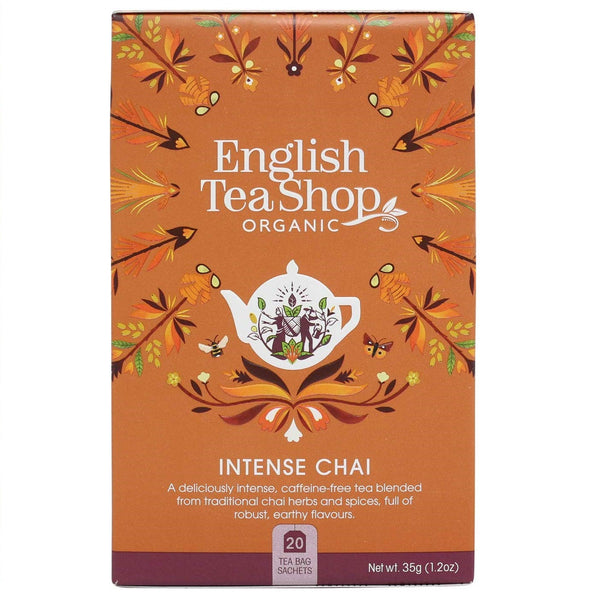 English Tea Shop 20 Organic Intense Chai Teabags - L'Organic