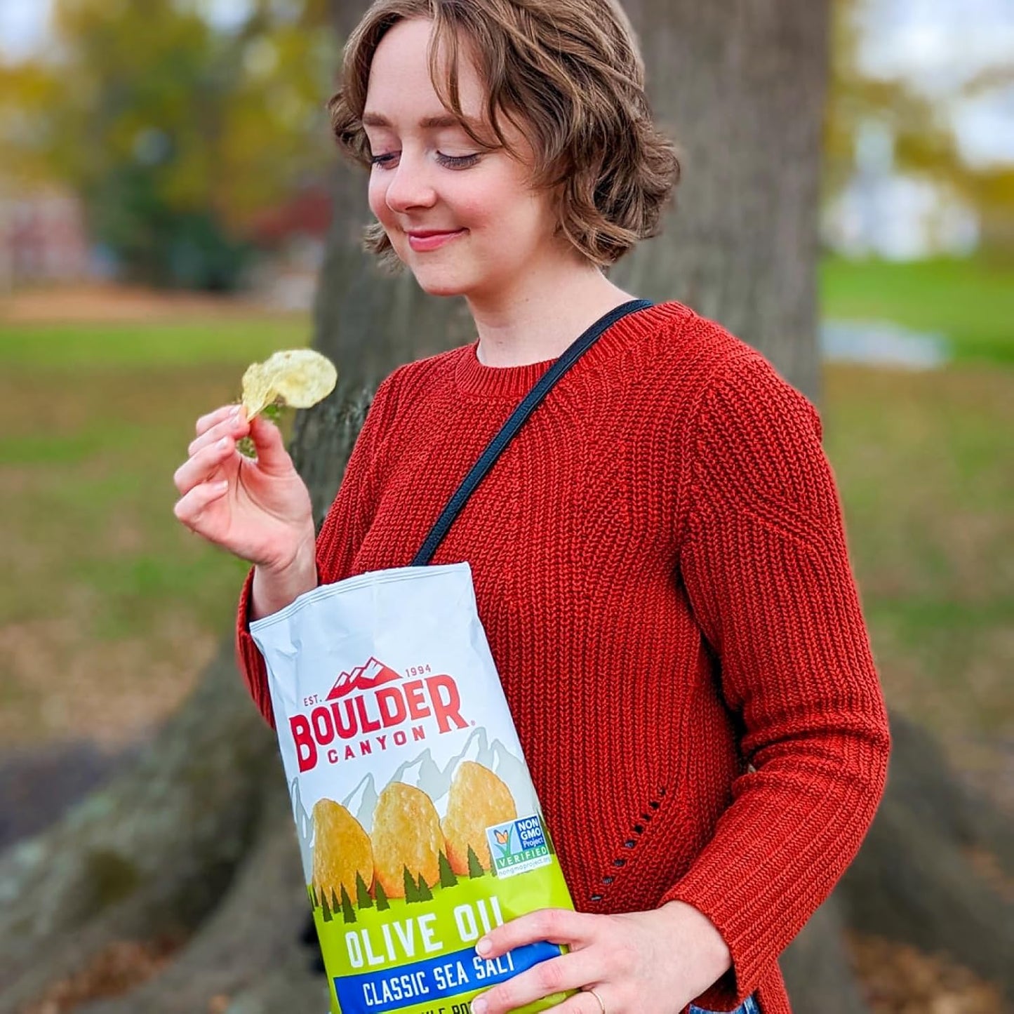 Boulder Canyon Hickory BBQ Kettle Potato Chips - 142g