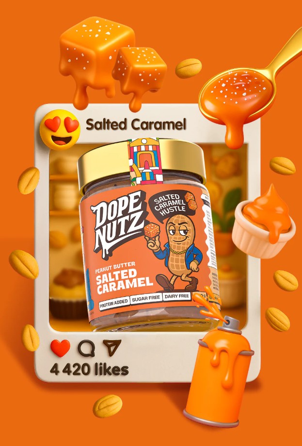 Dope Nutz Peanut Butter Salted Caramel - 325g