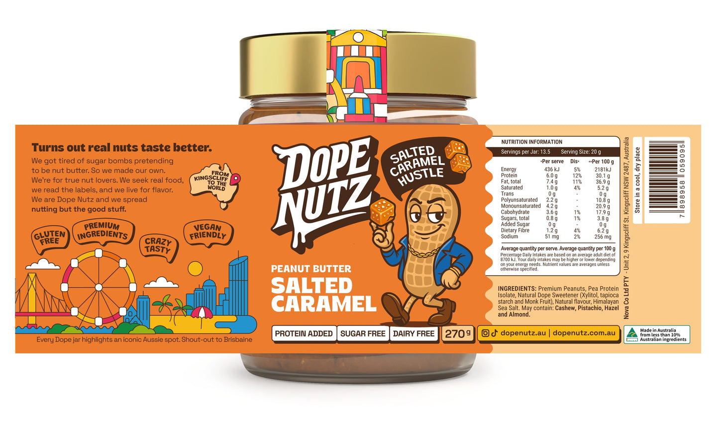 Dope Nutz Peanut Butter Salted Caramel - 325g