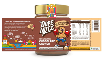 Dope Nutz Peanut Butter Choc Crunch - 325g