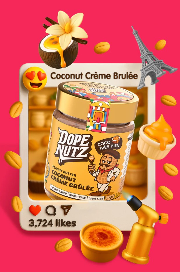 Dope Nutz Peanut Butter Coconut Creme Brulee - 325g