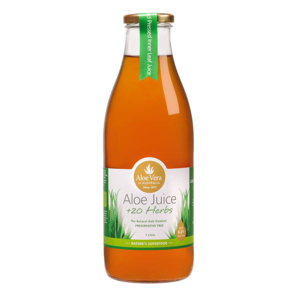 ALOE VERA OF AUSTRALIA Aloe Juice + 20 Herbs 1L - L'Organic