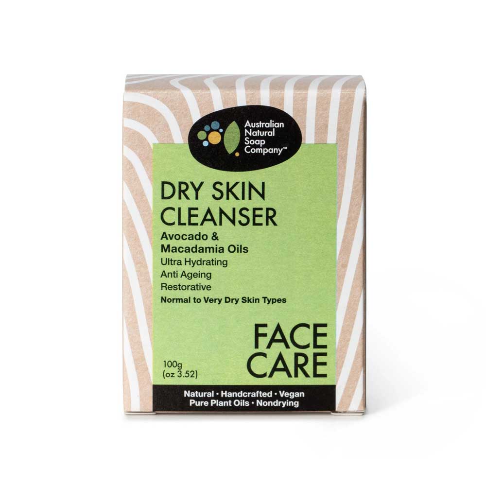 ANSC Dry Skin Facial Cleanser Avocado & Macadamia Oils - 100g - L'Organic