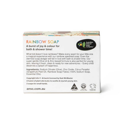 ANSC Rainbow Soap for Kids - 2 x 50g - L'Organic