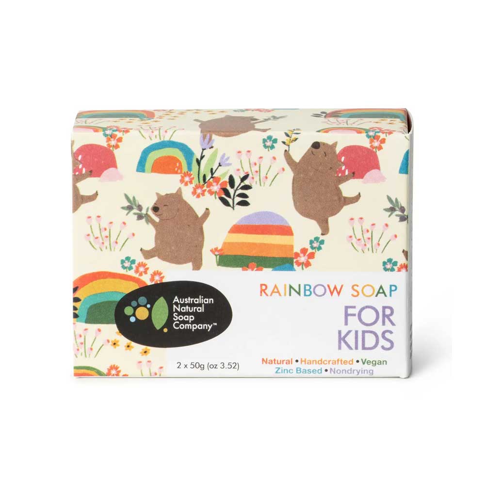 ANSC Rainbow Soap for Kids - 2 x 50g - L'Organic