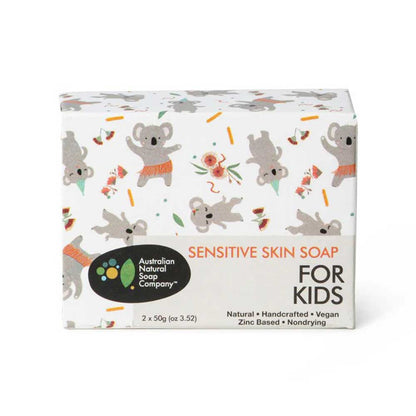 ANSC Sensitive Skin Soap For Kids - 2 x 50g - L'Organic