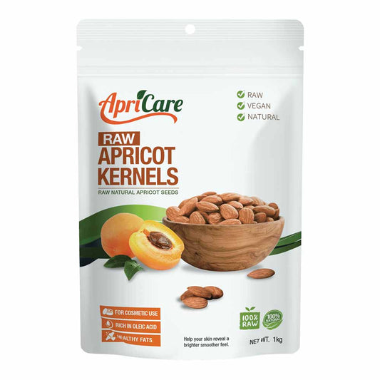 APRICARE Apricot Kernels Raw - 1kg - L'Organic