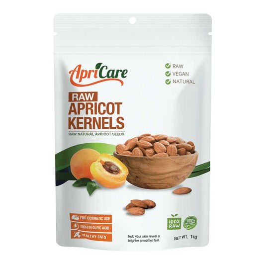 APRICARE Apricot Kernels Raw - 500g - L'Organic