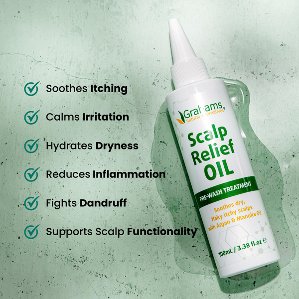 Grahams Natural Scalp Relief Oil - 100ml - L'Organic