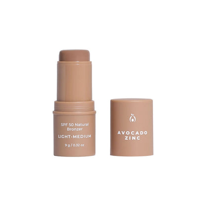 AVOCADO ZINC SPF50 Natural Bronzer Light - Medium 9g - L'Organic