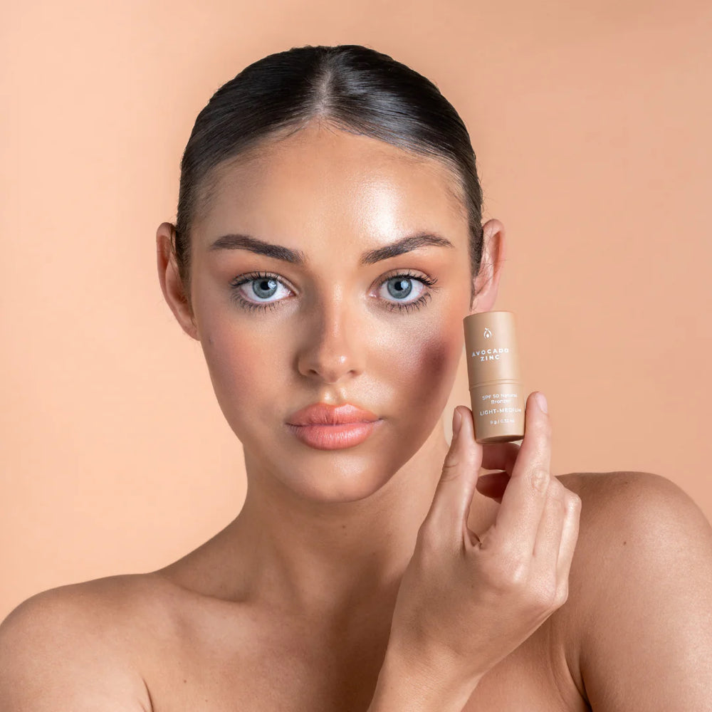 AVOCADO ZINC SPF50 Natural Bronzer Light - Medium 9g - L'Organic