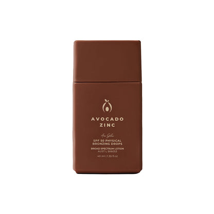 AVOCADO ZINC SPF50 Physical Bronzing Drops 40ml - L'Organic