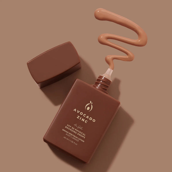 AVOCADO ZINC SPF50 Physical Bronzing Drops 40ml - L'Organic