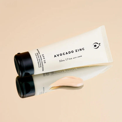 Avocado Zinc SPF50 Natural Tinted Moisturiser Light 50ml - L'Organic