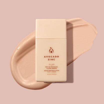 AVOCADO ZINC SPF50 Physical Glow Drops 40ml - L'Organic