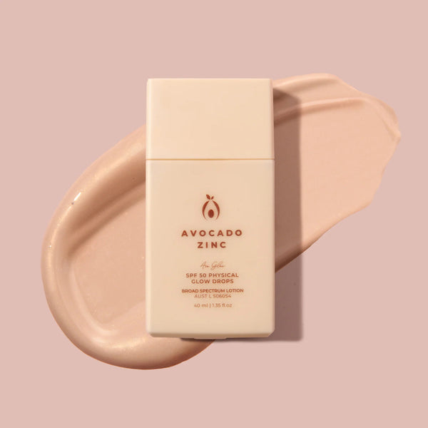AVOCADO ZINC SPF50 Physical Glow Drops 40ml - L'Organic