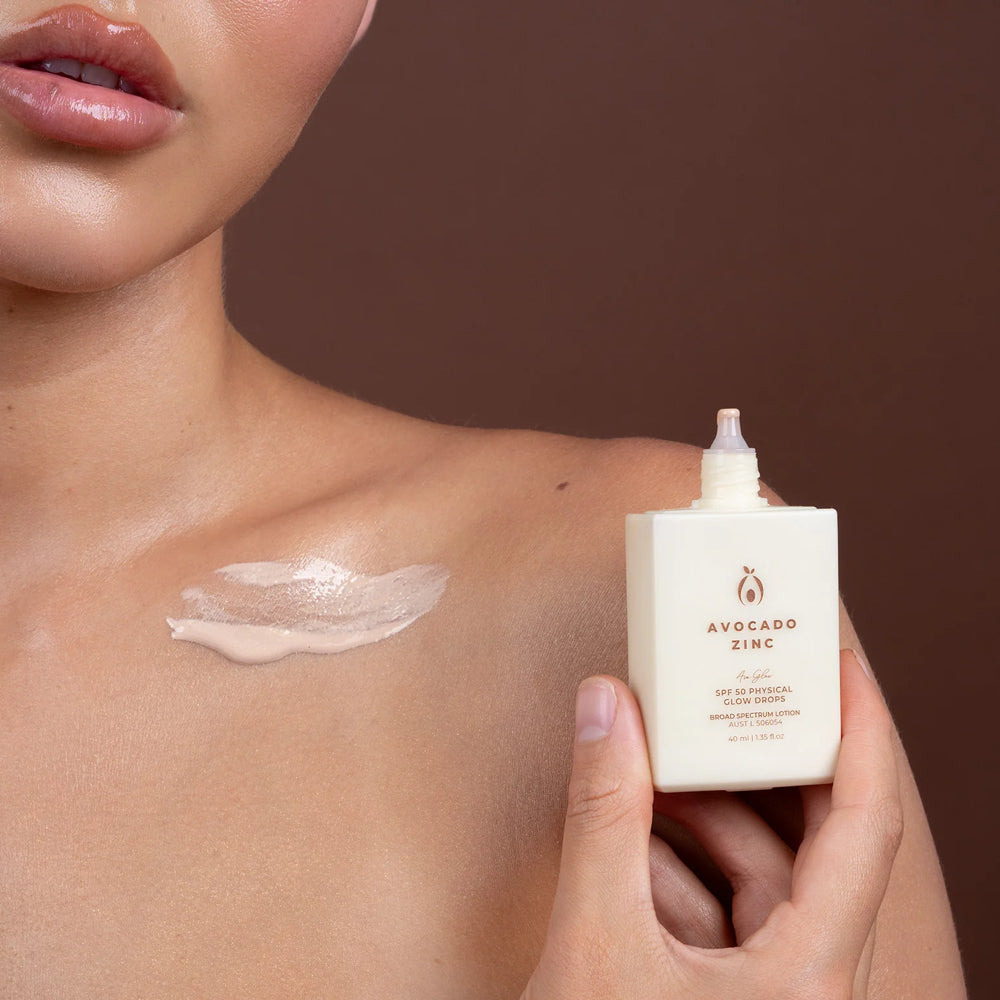AVOCADO ZINC SPF50 Physical Glow Drops 40ml - L'Organic
