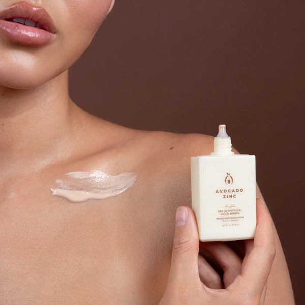 AVOCADO ZINC SPF50 Physical Glow Drops 40ml - L'Organic