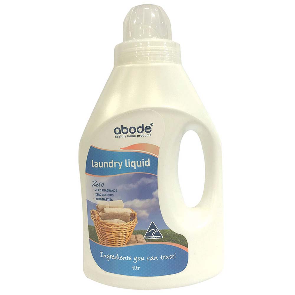 Abode Laundry Liquid - Zero - Fragrance Free - 1L