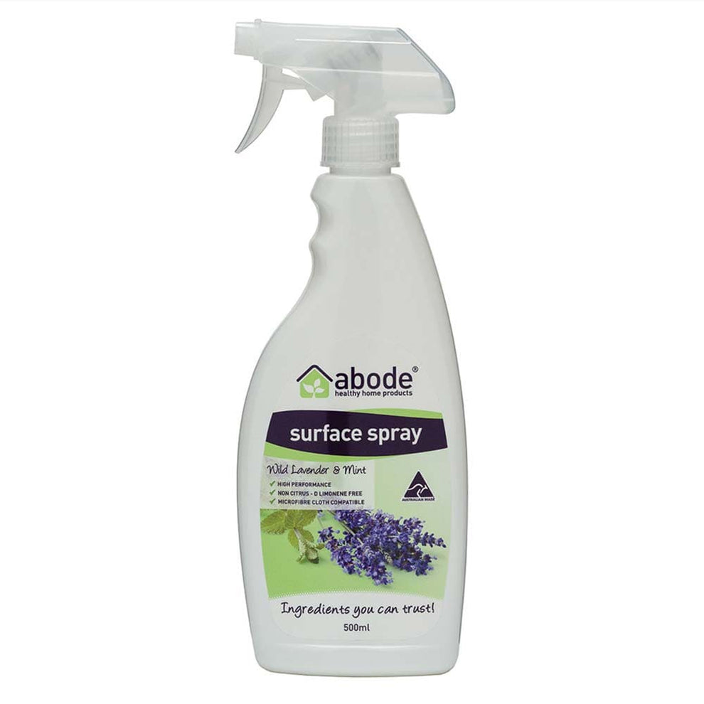 Abode Natural Surface Spray - Lavender & Mint - 750ml | L'Organic