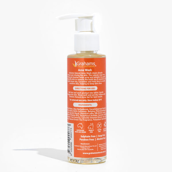Grahams Natural Acne Wash - 125ml - L'Organic