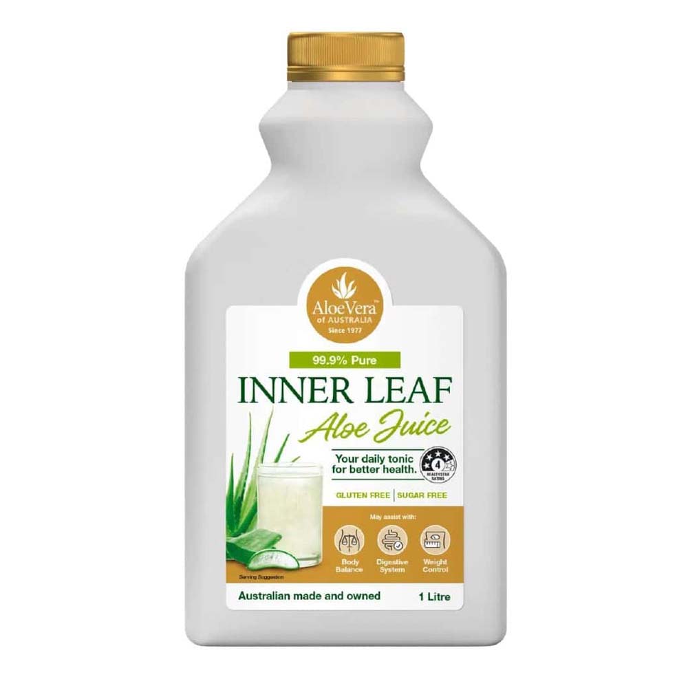 Aloe Vera 99.9% Pure Inner Leaf Aloe Vera Juice - 1L - L'Organic