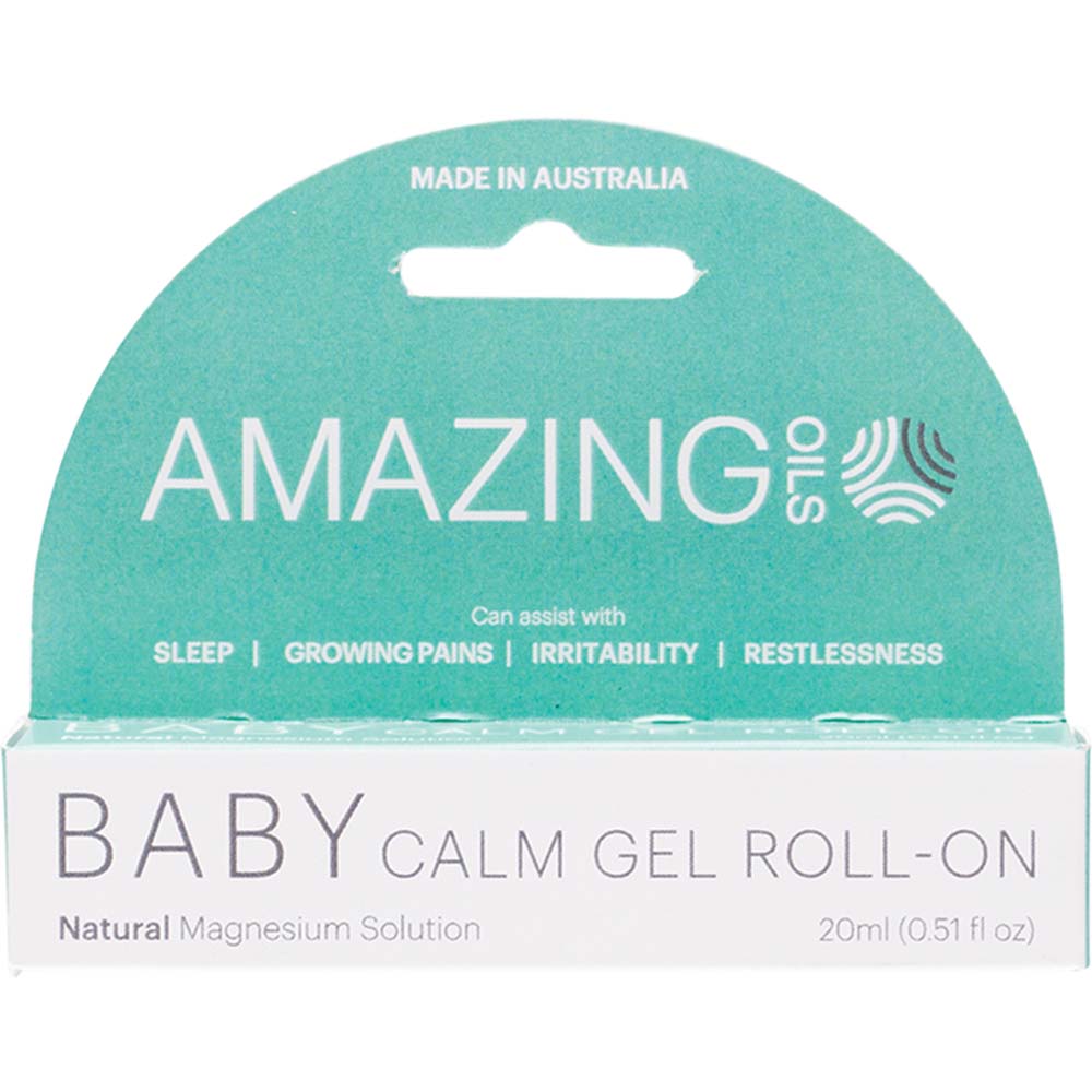 Amazing Oils Magnesium Baby Calm Gel Roll On - 20ml