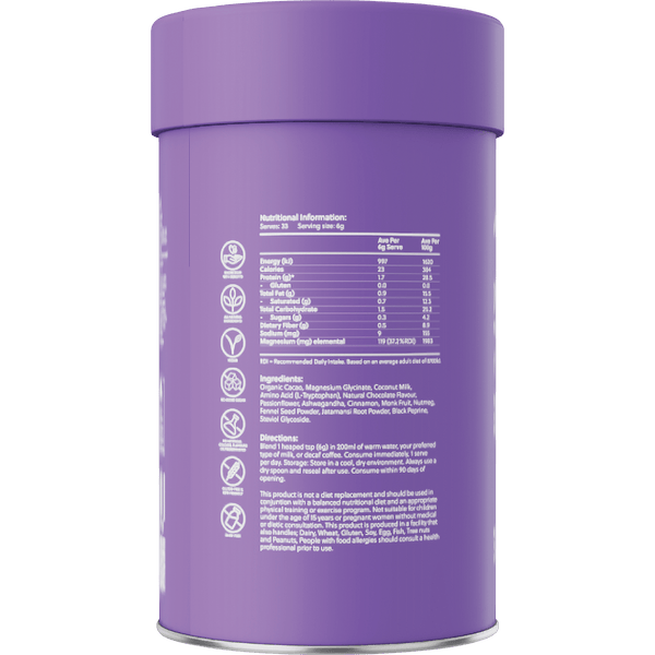 Amazing You Magnesium Nightly Wellness Drink Cacao & Chai - 200g - L'Organic